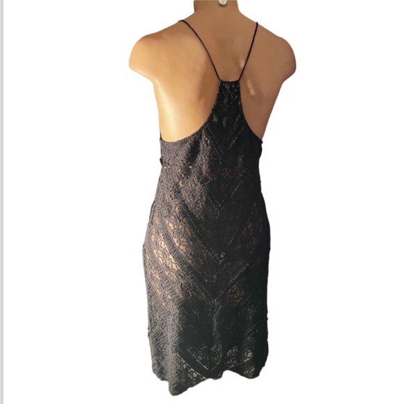 NWT Free People - Black Slip Dress - Picture 2 of 7